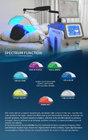 7 ألوان مكافحة الشيخوخة صالون PDT LED آلة العلاج بالضوء علاج حب الشباب